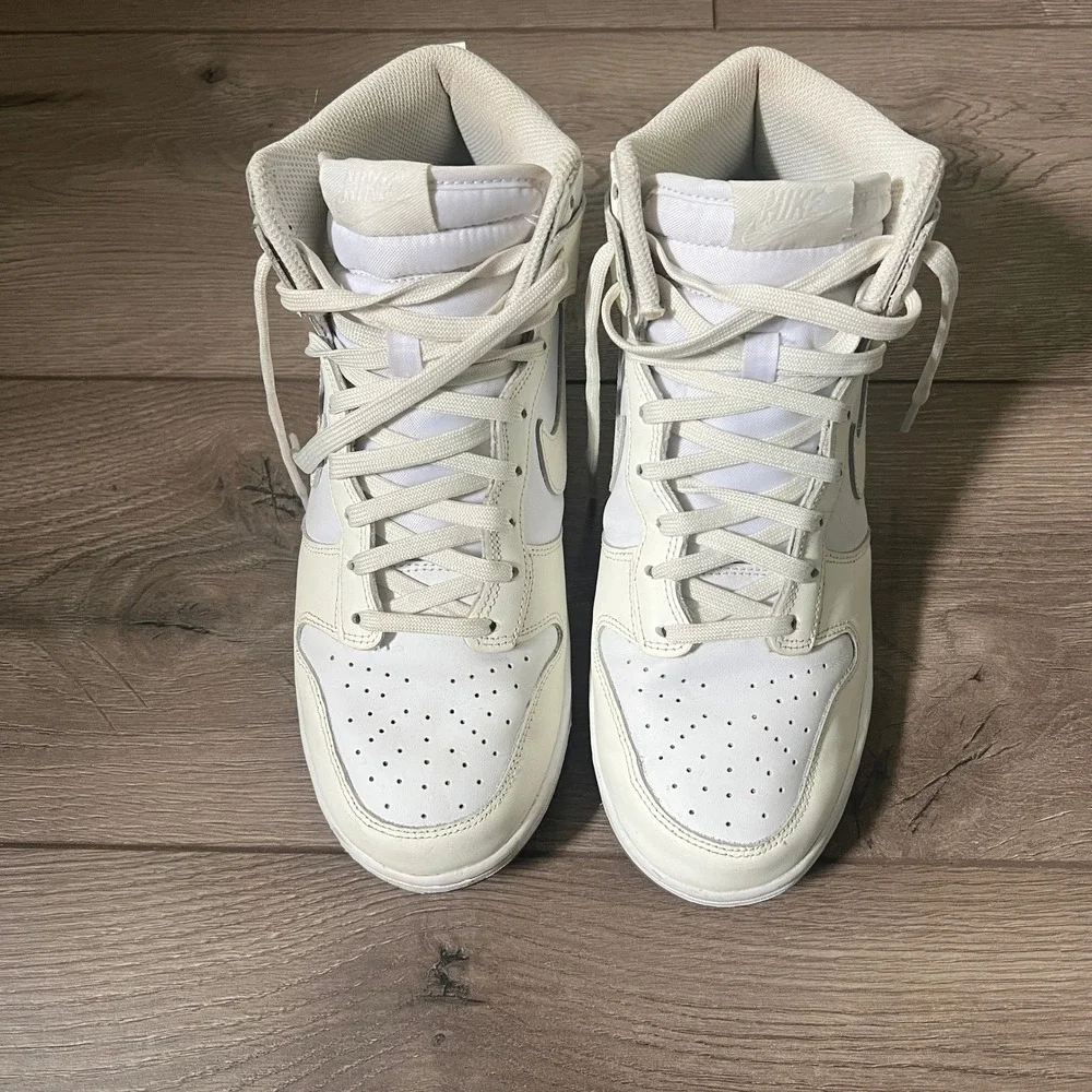 Nike Dunk High Sail Gum Women's‎ Size 9.5 Mens 8 Two Tone White Cream